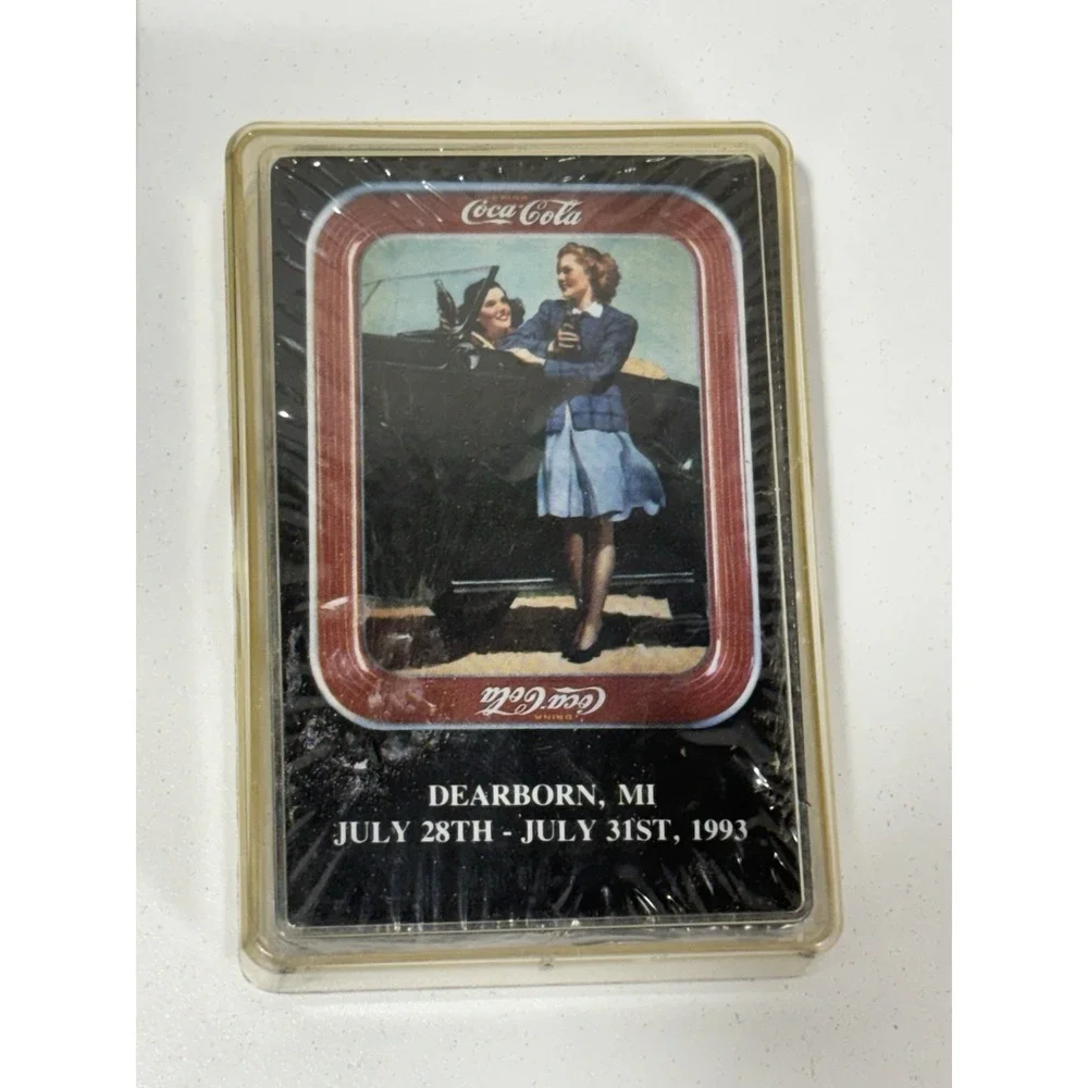 Vintage Coca‎ Cola 4 Deck Playing Cards Collectors Club